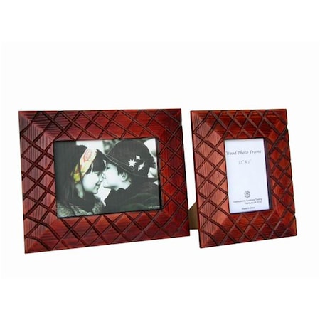 Sunshine Trading Handmade Wood Photo Frame - 3.5 x 5 Inch ST-36-5